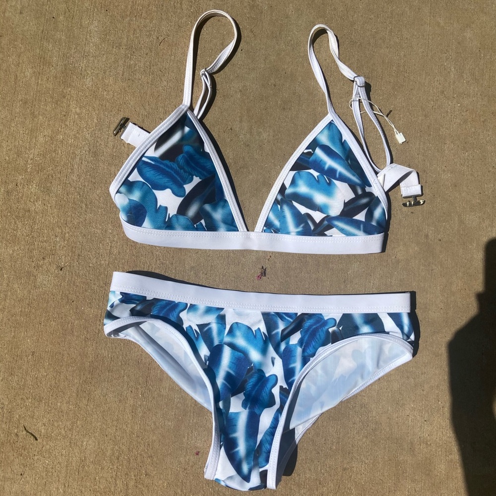 Blue Leaf Bikini
